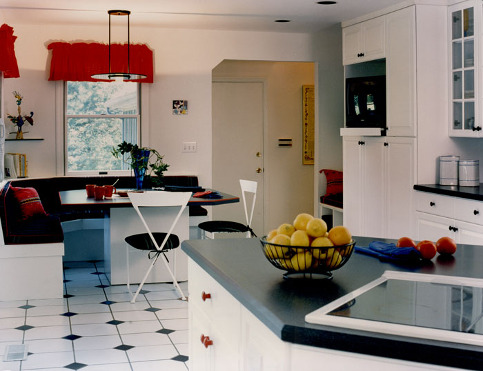 mid century kitchen with modern functionality