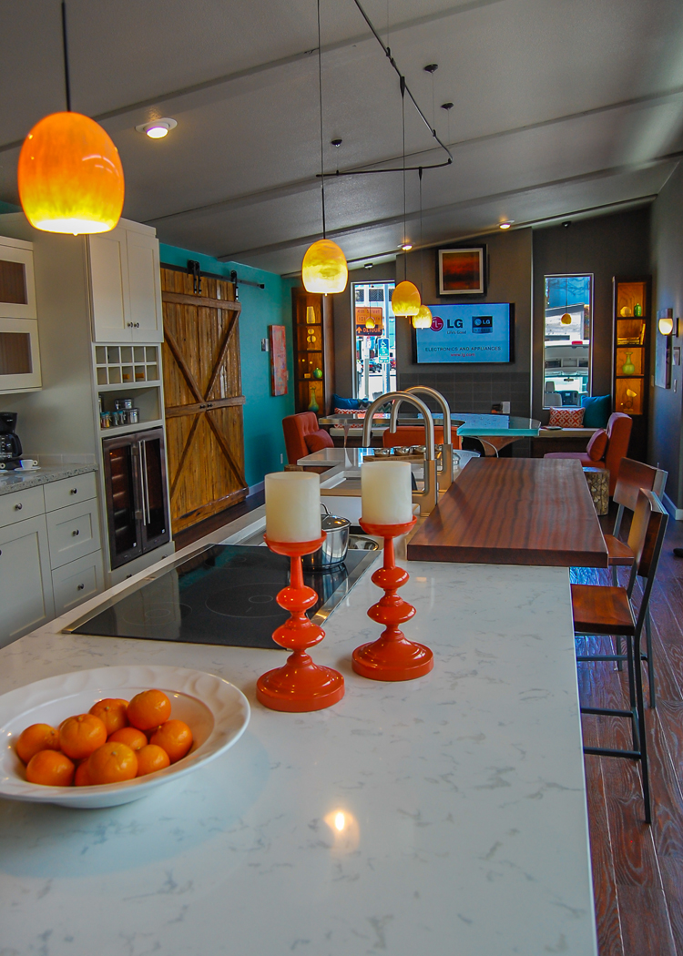 embrace color in kitchen design